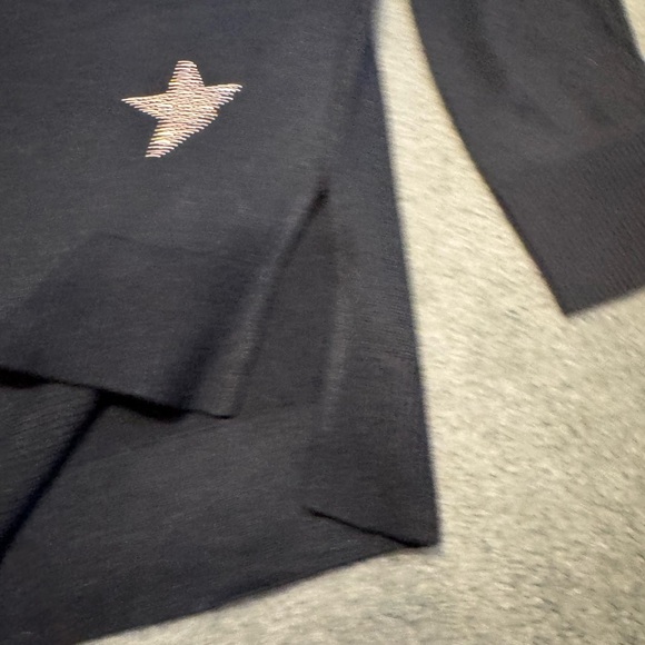 Women's Rhinestones Sweater V-Neck Pullover Sweater - Knox Rose Medium XS NWT - Picture 7 of 7